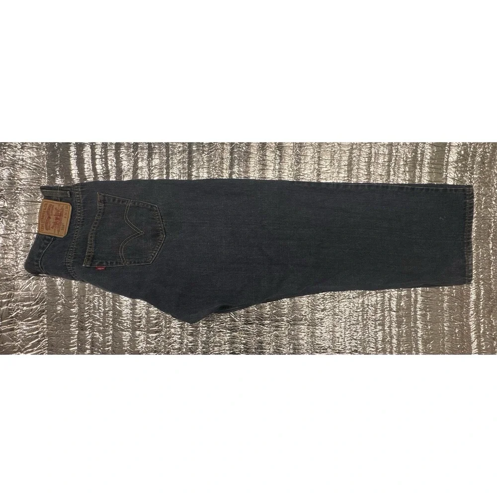 Levis 559 Relaxed Straight Mens Jeans Dark Wash Indigo Blue Denim 36x30